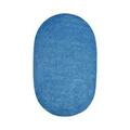 Better Trends 5 x 8 in. Chenille Reversible Rug - Smoke Blue BRCR58SB